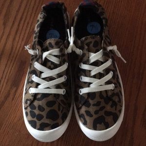 MADDEN GIRL LEOPARD SNEAKER